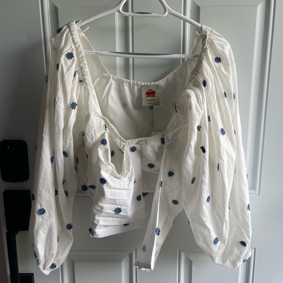 NWT Farm Rio delicate Front Bow shirt - Picture 3 of 4